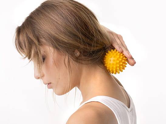sensory ball 6.6 cm - yellow