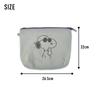 Karriertes Wende-Etui BE Snoopy