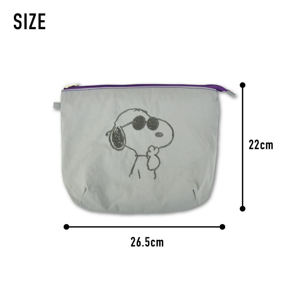 Karriertes Wende-Etui BE Snoopy