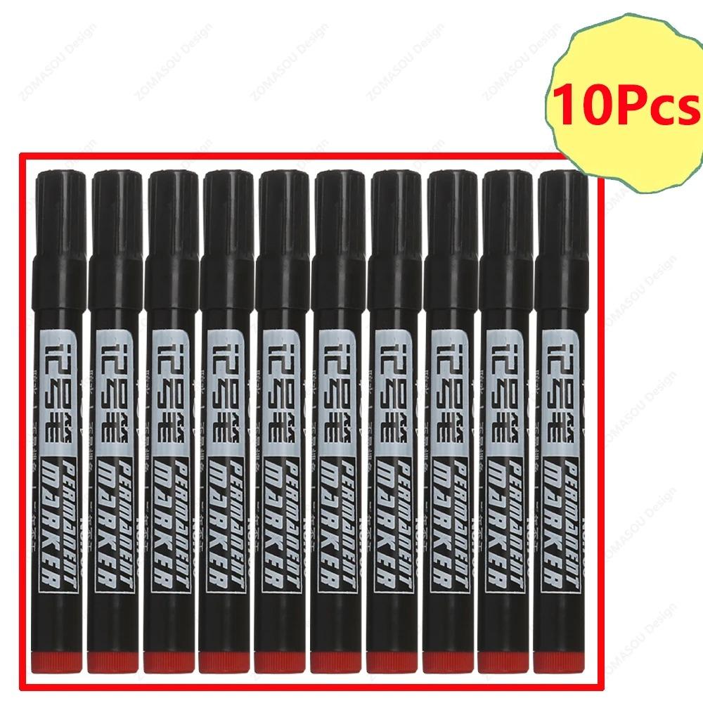 1-50Pcs Waterproof Oil-based Marker Pen Quick Dry Black Blue Red Ink Permanent for Metal Glass Stationery Art School Supply