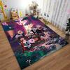 Gravity Falls Cast Poster Dipper Mabel Stan Waddles Forest Fence Pink Sky decorative rug for living bedroom hallway printed floor mat cozy home gift