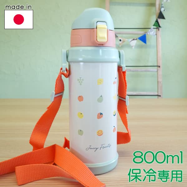 Onishi Ken Seihan Nennefturm One-Touch Stainless Steel Bottle Fruits L YUH-3601