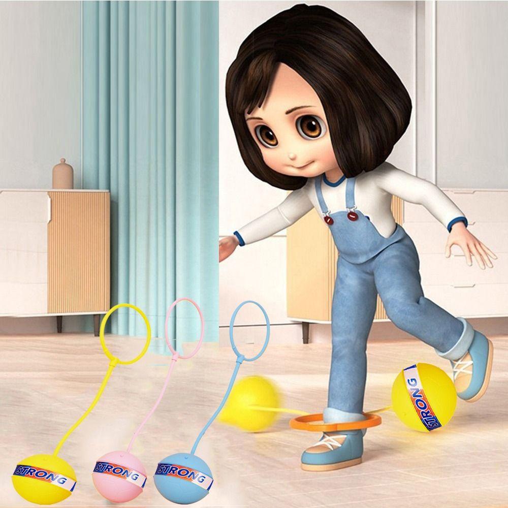 Skip Ropes Sports Luminous Foot Jumping Ball Foot Hoop Ball Jumping Rope Ball  Outdoor Toy Ball