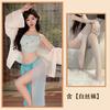 Sex Underwear Sexy Perspective Belly Pocket Smock Sexy Suit Seductive Polyester Hanfu Women
