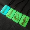 Custom Engraved Luminous Guanyin & Buddha Pendant Necklace