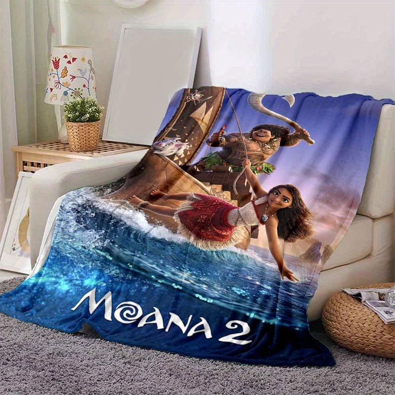 1pc, Moana 2 Movie Poster Blanket Home Decor, Couch Throw, Outdoor Blanket, Gift for Fans, Coverlet Suitable for Bedroom, Living Room