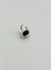 Black Zircon Women's Retro Fashion Adjustable Ring - Celebrity Style Index Finger Accessory