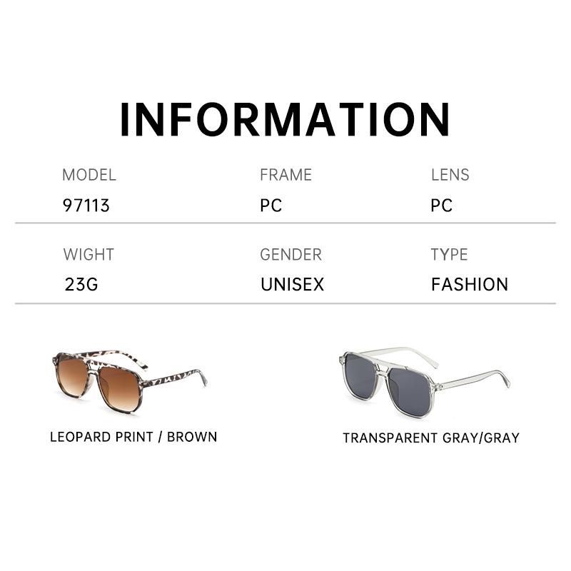Classic Oversized Pilot Sunglasses Women Vintage Double Bridge Big Sun Shades Glasses Unisex Yellow Driving Eyewear UV400 Shades