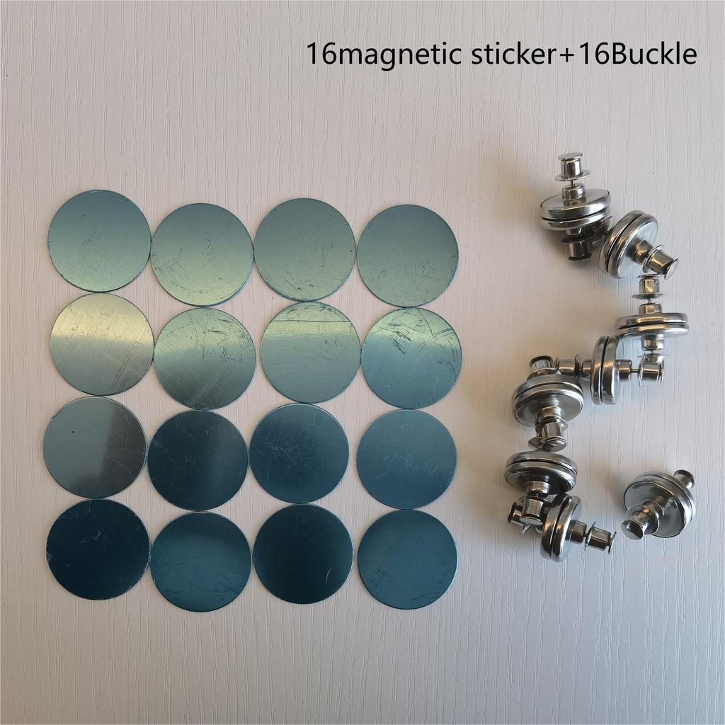 Modern Metal Magnetic Hook, Suitable for Curtains - Easy To Install Wall Mounted Magnetic Buckle