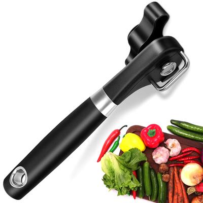 Safe Cut Can Opener, Smooth Edge Can Opener - Manual Can Opener, Stainless Steel Cutting Can Opener for Kitchen & Restaurant
