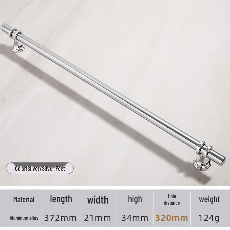 Modern Minimalist European Two-Tone Wardrobe & Drawer Handle