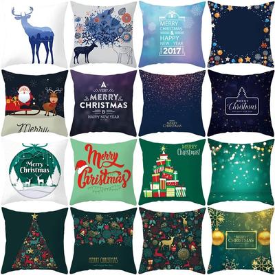 Christmas Tree Pattern Fashion Pillow Office Seat Cushion Cover Christmas Cover Luxury Home Decor