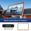 Equation Leopard Titanium 7 Silicone Screen Protector for Center Console and Rearview Mirror