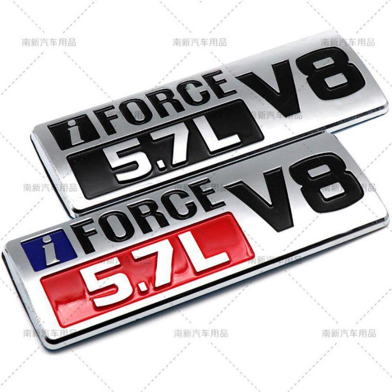 

Высокое качество IFORCE 5.7L V8, эмблема, значок, наклейка на заднюю часть грузовика, наклейка, маркировка, Стайлинг автомобиля