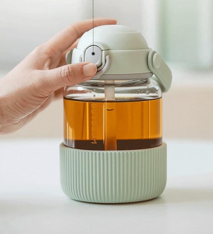 Buydeem High Borosilicate Glass Water Bottle
