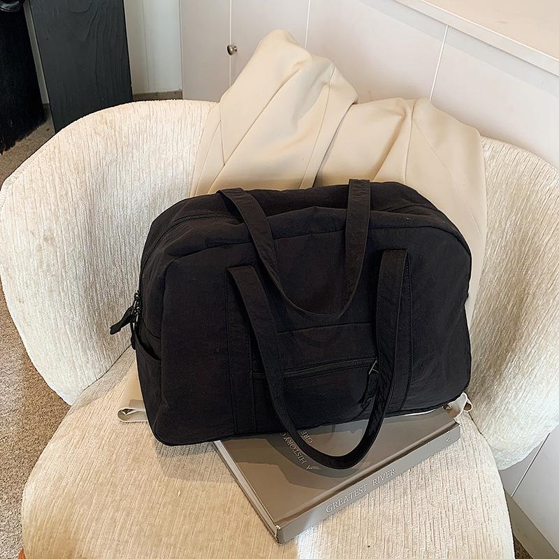Korean Version of Nylon Cloth Bag, Light and Large-capacity Casual Portable Simple Women's Bag, Travel Shoulder Bag, Commuter Japanese Cloth Bag