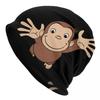 Curious George Collage Bonnet Hat Hip Hop Outdoor Skullies Beanies Hats Unisex Warm Multifunction Cap