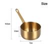 High Temperature Resistant Sauce Pan 100ML Stainless Steel Pot for Easy Use