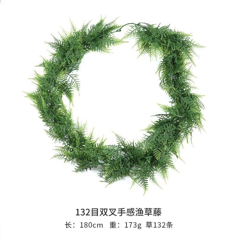 Hotel Wedding Photo Simulation Wreath Storefront Decoration Simulation Plant Door Decoration Pendant Green Plants