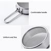 Stainless Steel Fine Mesh Flour Sieve Powdered Sugar Duster Flour Dispenser Shaker For Matcha Chocolate Powder Baking Supplies