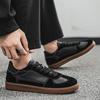 Classic Retro Men's Casual Shoes Fashion White Suede Leather Urban Man Sneakers Hot Comfortable Low-cut Minimalist Sneakers Men