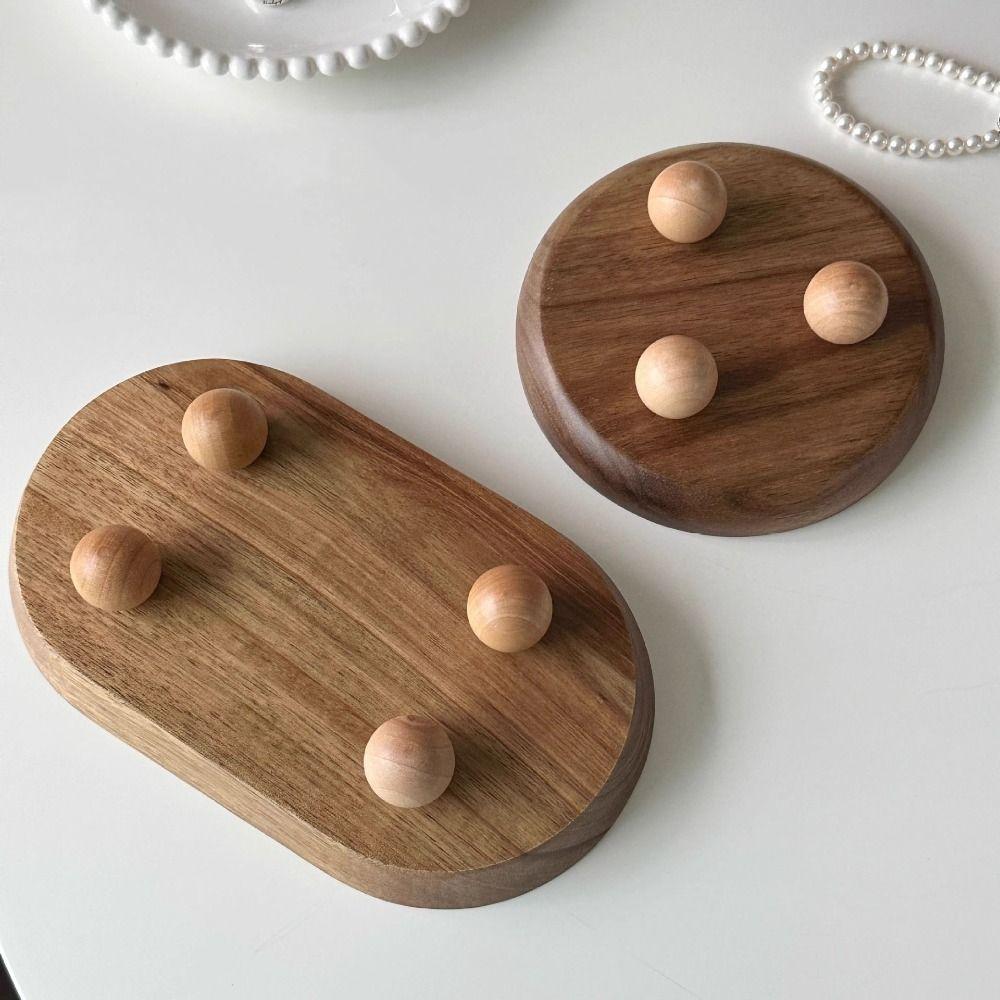 Bracelet Jewelry Display Stand Necklace Jewelry Holder Simple Wooden Jewelry Tray  Gift