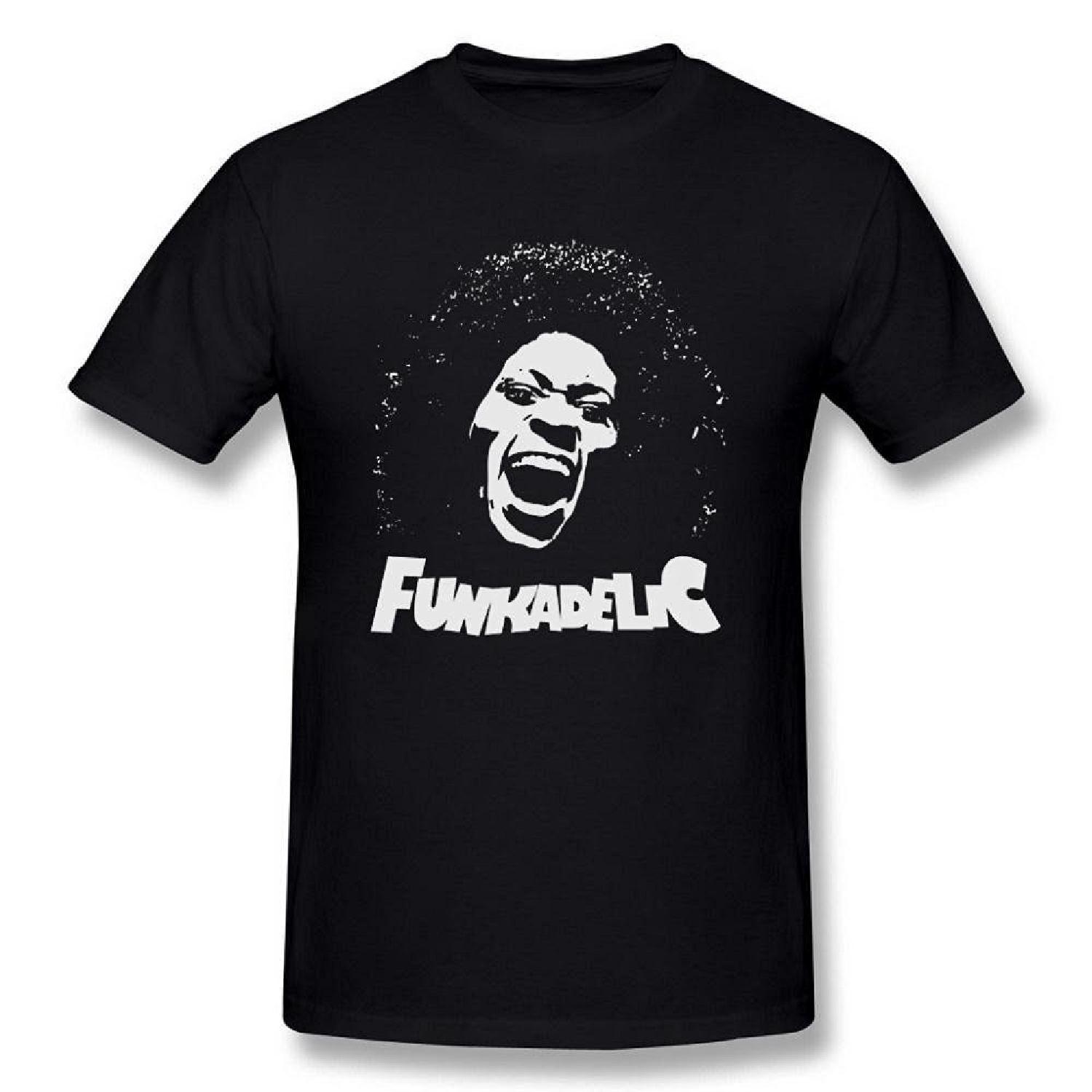 Maven Men s Funkadelic George Clinton Logo Black T shirt S
