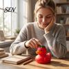 Fun Gifts for Boys Girls Tomato Duck Squishy Toy, Slow Rebound Stress Relief Squeeze Cute Fruit Safe Material Balls Fidget Soft Sensory Decompression