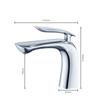Chrome Basin Faucets Gray Bathroom Faucet Single Handle Basin Mixer Tap Bath Black Gray Chrome Faucet Brass Sink Water Crane