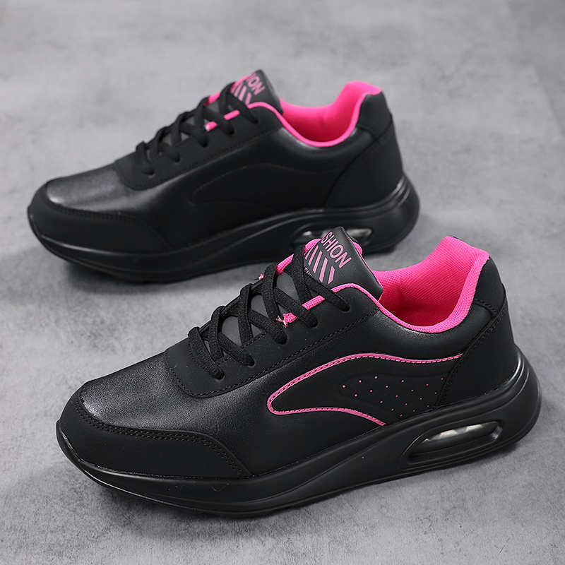 Fashion Thick Heeled Lace-up Shoes Due Tohood Vulcanize Women's Sneakers Large Size New In Women Boots Sport All Brand League