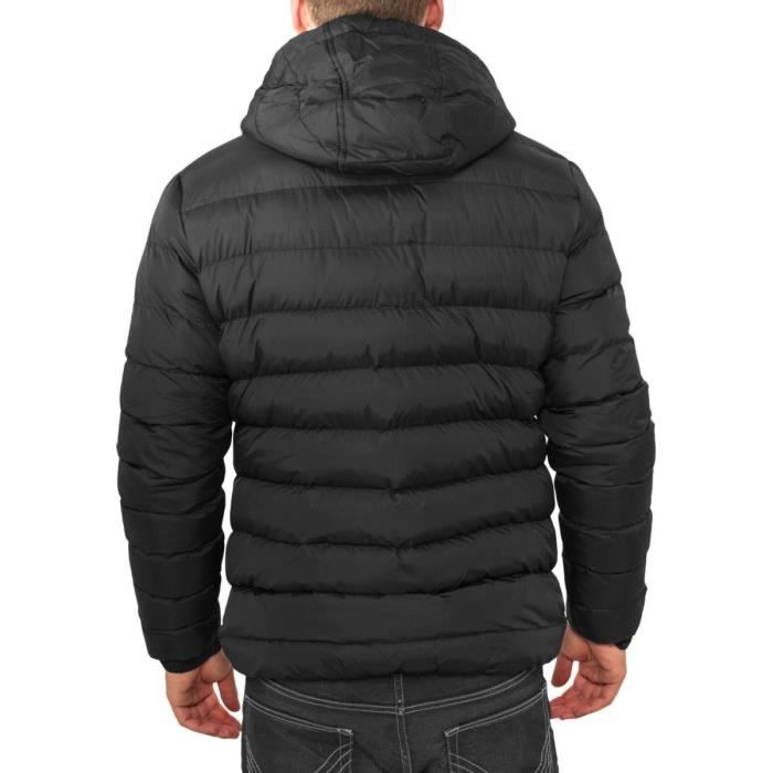 Doudoune Homme - URBAN CLASSICS - Noir - 100% Nylon - Fermeture zippée - Élégante et chaude
