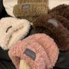 Autumn and Winter Korean Style Face Showing Small Versatile Woolen Hat Japanese Style Large Head Circumference Warm Ear Protection Hat