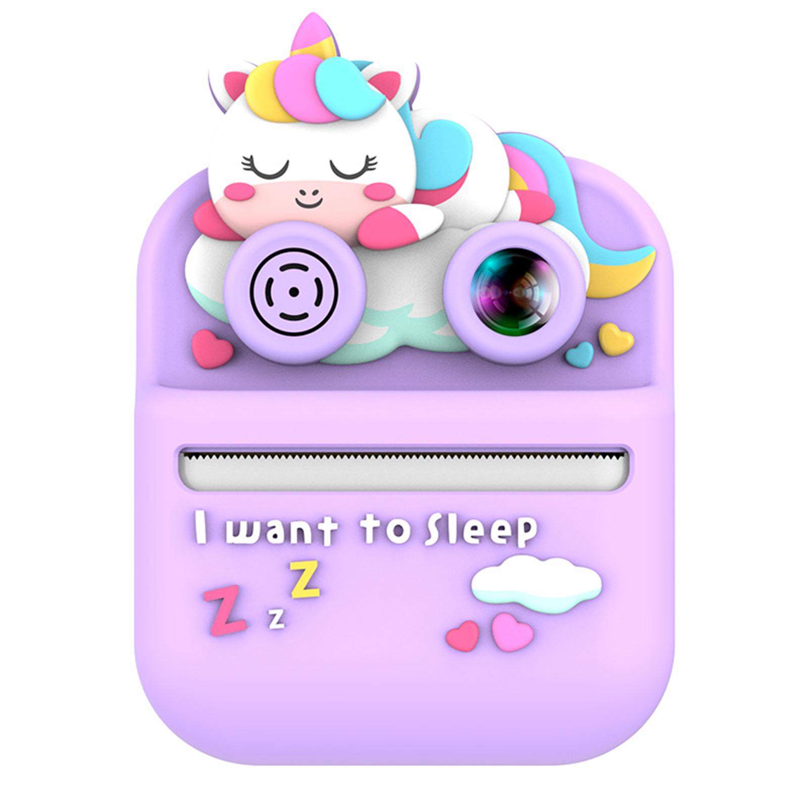 Kids Instant Print Camera for Kids Digital Print Camera 1080P HD Video Camera with 2 Rolls Print Paper for 14+ Year Olds Toddler