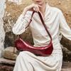 2025 New Fashion Design Genuine Leather Dumpling Bag Versatile Lazy Style Commuter Crossbody Bag for Women
