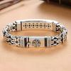 Fashion Double Chain Peaceful Tattoo Money Pixiu Bracelet Personality Popular Men 'S Retro Lucky Fortune 