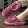 2025 Winter Furry Cotton Slippers for Women & Men – Indoor Non-Slip, Thick Sole, Warm Comfort Shoes