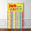 100 Days Of School Door Banner, Happy 100Th Day Classroom Decoration, Kindergarten Preschool Teaching Supplies, Colorful Educati