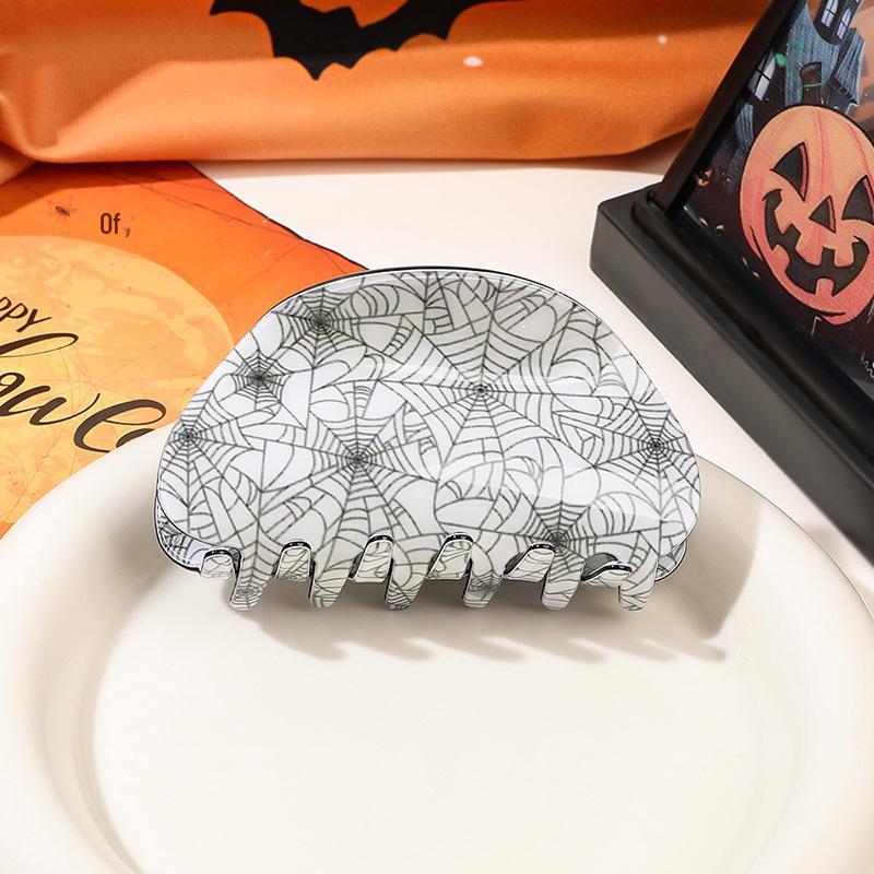 Kreative Halloween Acryl Hai Haarklammer - Damen Einzigartiges Hochsteckfrisur-Accessoire