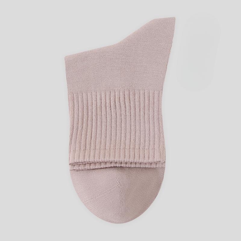 Men's Autumn Combed Cotton Business Antibacterial and Deodorizing Men's Cotton Socks Boneless Hand-sewn Mid-tube Cotton Socks