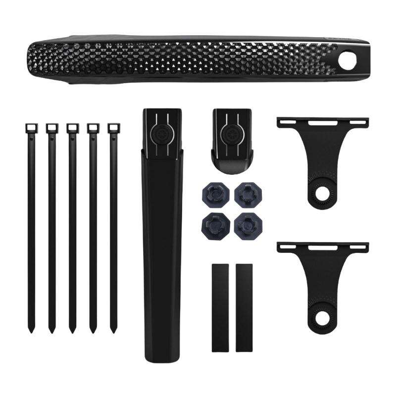 Adjustable Bicycles Mudguard Thicken Wide Front/Rear Mud Guards Quickly Release Bike Mudguard for Mountain Bike Enduring