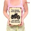 Vintage Motorcycle Metal Sign Wall Decor for Home Bar Cafe Office