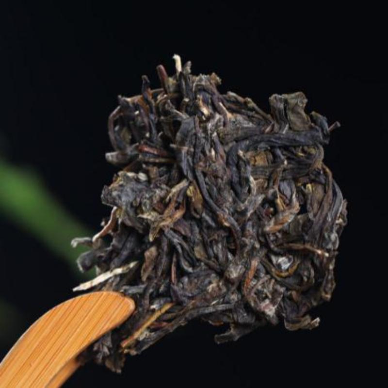 357g Menghai Pu'er Zralý Čaj Hualiangzhuzi Puerh Vařený Čaj Koláč Starý Pu-erh Čaj