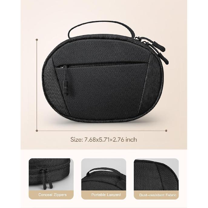 Soft Case for Beats Studio Pro/Sony WH-1000XM4/ Sony WH-XB910N/ Beats Studio3 Headphone, Soft Shell Travel Protective Carrying Cover Storage Bag,
