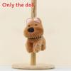 Collar Cute Dog Cartoon Animal Plush Toy Keychain For Kids Collectors And
