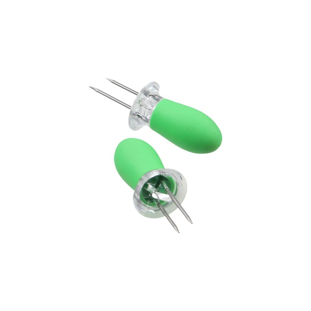 Gadget BBQ Supplies Cooking for Camping Picnic BBQ Prong Set Corn Holder Fruit Forks Corn Skewer