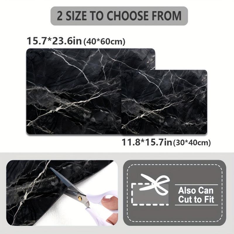 Diatomaceous Earth Kitchen Draining Mat - Water Absorption & Heat Insulation Pad for Marble Countertops and Dining Tables