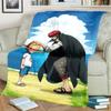"ONE PIECE" Theme Flannel Blanket Soft Warm for Bedroom, Sofa, Bed, Chair, Picnic, Travel and Home