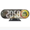 Multifunctional LED Clock Desktop Digital Display Projection Clock Intelligent Electronic Student Bedside Photosensitive Colorful Alarm Clock