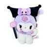 Hello Kitty Halloween Plush Doll with Labubu Headband and Pendant