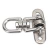 360 Degree Rotate Hammock Hanging Kit Silver Swing Hanging Hook Heavy Duty Swing Hook Yard Pool